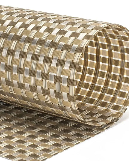 Tấm Lót Bàn Chữ Nhật Front of the House XPM117TAV83 Màu Nâu Tan 40.6 x 30.5 cm, Vinyl Dệt Metroweave®