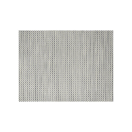 Tấm Lót Bàn Chữ Nhật Màu Bạc Front of the House XPM041SIV83 40.6 x 30.5 cm, Vinyl Dệt, Metroweave®