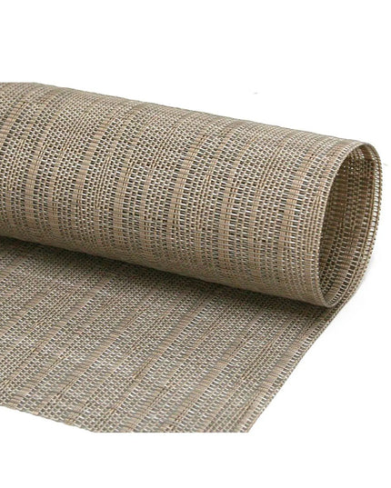 Tấm Lót Bàn Chữ Nhật Màu Be Đậm Front of the House XPM027TAV83 35.6 x 27.9 cm, Vinyl Dệt, Metroweave®