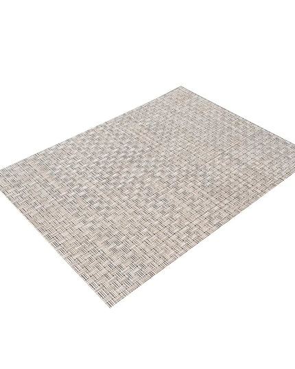 Tấm Lót Bàn Chữ Nhật Màu Be Risch GA-4000 40.6 x 30.5 cm, Nhựa Vinyl Dệt