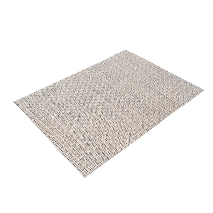 Tấm Lót Bàn Chữ Nhật Màu Be Risch GA-4000 40.6 x 30.5 cm, Nhựa Vinyl Dệt