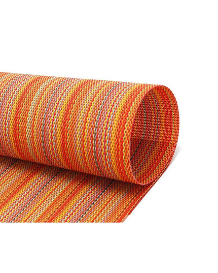 Tấm Lót Bàn Chữ Nhật Màu Cam Front of the House RTL020ORV83 46.4 x 30.5 cm, Vinyl Dệt, Metroweave®