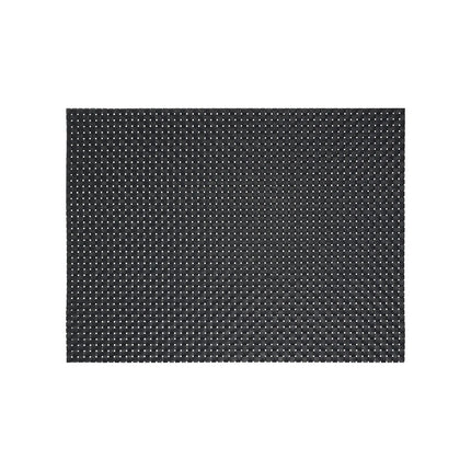Tấm Lót Bàn Chữ Nhật Màu Đen Front of the House XPM035BKV83 40.6 x 30.5 cm, Vinyl Dệt, Metroweave®