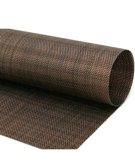 Tấm Lót Bàn Chữ Nhật Màu Đồng Front of the House RTL012COV83 44.5 x 29.8 cm, Vinyl Dệt, Metroweave®