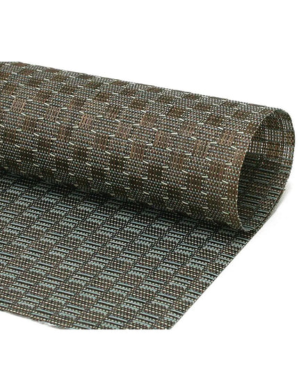 Tấm Lót Bàn Chữ Nhật Màu Đồng Nâu Front of the House RTL016COV83 44.5 x 29.8 cm, Vinyl Dệt, Metroweave®
