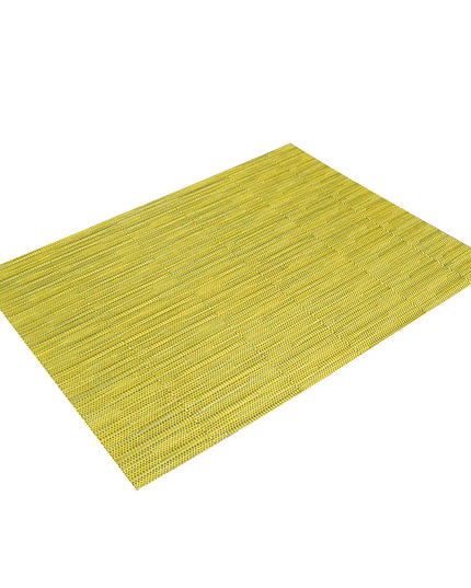 Tấm Lót Bàn Chữ Nhật Màu Xanh Lá Lime Risch GA-7003 40.6 x 30.5 cm, Vinyl Dệt