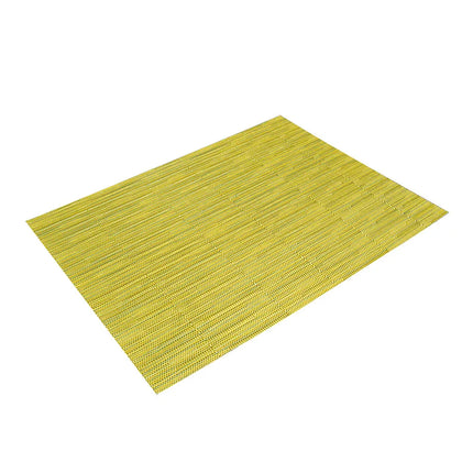 Tấm Lót Bàn Chữ Nhật Màu Xanh Lá Lime Risch GA-7003 40.6 x 30.5 cm, Vinyl Dệt