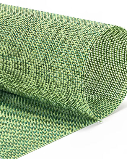 Tấm Lót Bàn Chữ Nhật Màu Xanh Ngọc Front of the House XPM122GRV83 40.6 x 30.5 cm, Nhựa Vinyl Dệt Metroweave®