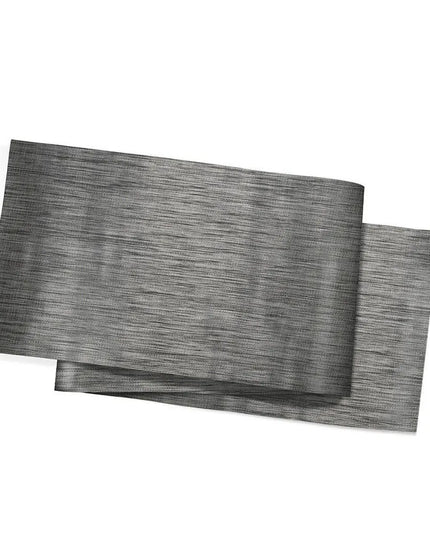 Tấm Lót Bàn Dài Front of the House XRU007BKV80 Màu Đen Tweed 182.9 x 35.6 cm, Vinyl Dệt Metroweave®