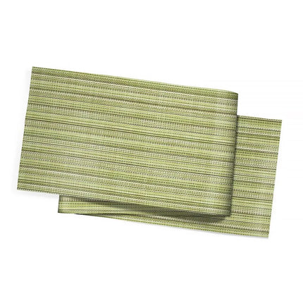 Tấm Lót Bàn Dài Front of the House XRU008GRV80 Màu Xanh Lá 182.9 x 35.6 cm, Vinyl Dệt Metroweave®