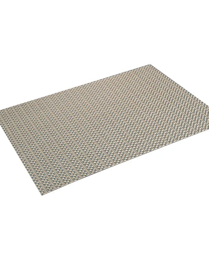 Tấm Lót Bàn Hình Chữ Nhật Risch GA-2004 Màu Taupe Ánh Kim 40.6 x 30.5 cm, Vinyl Dệt