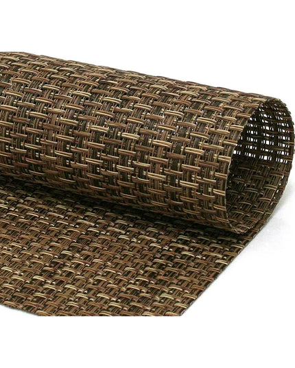 Tấm Lót Bàn Vuông Màu Be Front of the House XPM023BEV83 35.6 x 33 cm, Nhựa Vinyl Dệt Metroweave®