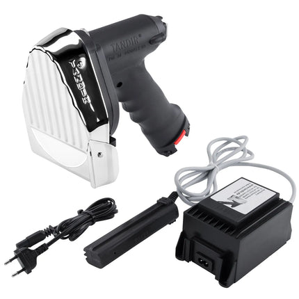 TANDIR® | Commercial Electric Kebab Knife / Slicer II – Ø100 mm – 2 Blades & Sharpening Stone – With 15V Power Supply, 2m Cable & Fuses