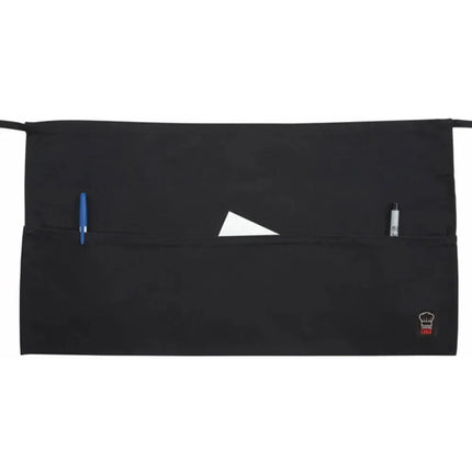Tạp Dề Ngang Lưng Winco WA-1221 55.2 x 31.8 cm, Poly-Cotton, Đen