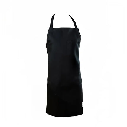 Tạp Dề Yếm Chef Revival 412BA-BK 86.4 x 73.7 cm, Poly-Cotton, Đen