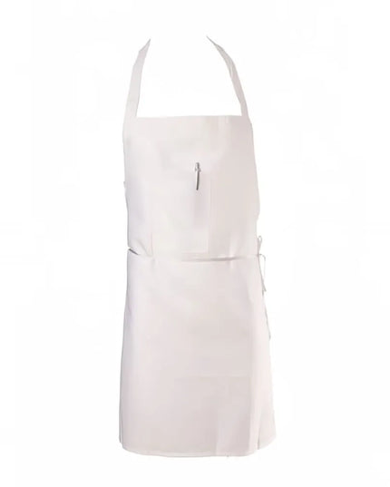 Tạp Dề Yếm Chef Revival 600BAW-XL 76.2 x 96.5 cm, Poly-Cotton, Trắng
