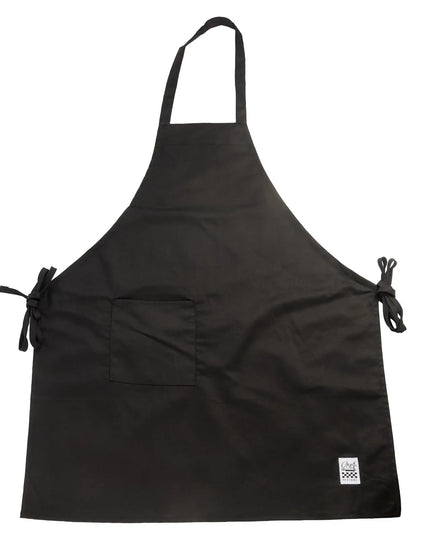 Tạp Dề Yếm Chef Revival 601BAC-BK 86.4 x 71.1 cm, Poly-Cotton, Đen