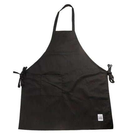 Tạp Dề Yếm Chef Revival 601BAC-BK 86.4 x 71.1 cm, Poly-Cotton, Đen