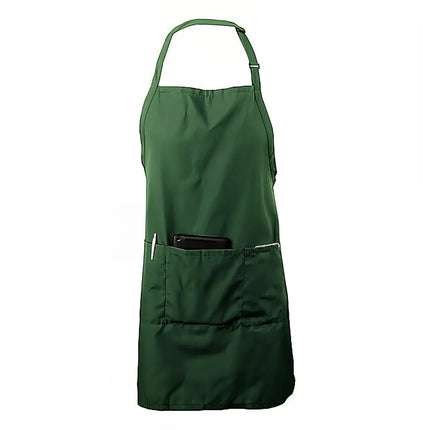 Tạp Dề Yếm Chef Revival 601BAO-3-HG 76.2 x 71.1 cm, Poly-Cotton, Xanh Hunter