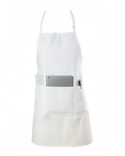 Tạp Dề Yếm Chef Revival 601BAO-3-WH 76 x 71 cm Poly-Cotton Trắng