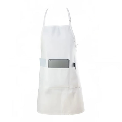 Tạp Dề Yếm Chef Revival 601BAO-3-WH 76 x 71 cm Poly-Cotton Trắng