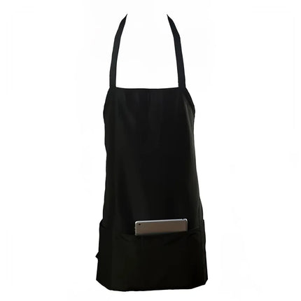 Tạp Dề Yếm Chef Revival 602BAFH-BK 64 x 71 cm Poly-Cotton Đen