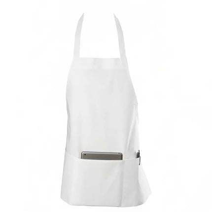 Tạp Dề Yếm Chef Revival 602BAFH-WH 63.5 x 71.1 cm, Poly-Cotton, Trắng