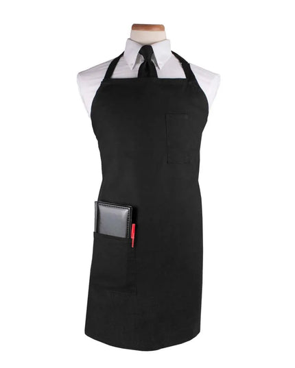 Tạp Dề Yếm Chef Revival CL2PBIABK-1 82.6 x 81.3 cm, Poly-Cotton, Đen