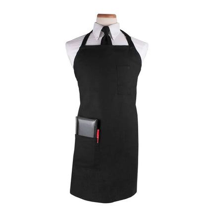 Tạp Dề Yếm Chef Revival CL2PBIABK-1 82.6 x 81.3 cm, Poly-Cotton, Đen