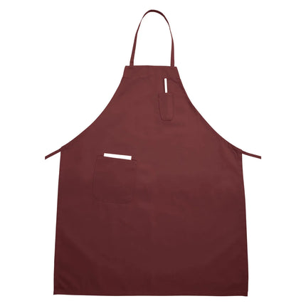 Tạp Dề Yếm Winco BA-PBG 83.8 x 66 cm, Poly-Cotton, Đỏ Burgundy
