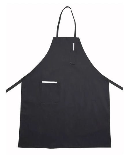 Tạp Dề Yếm Winco BA-PBK 83.8 x 66 cm, Poly-Cotton, Đen