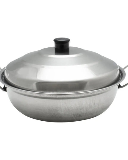 Thân/Nắp Nồi Hâm Chảo Tròn Thunder Group SLAL01B 19 cm, Thép Không Gỉ