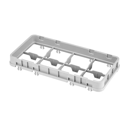 Thanh Nối Nửa Giọt Camrack Cambro 8HE2151 Nửa Khay, 8 Ngăn, Màu Xám Nhạt