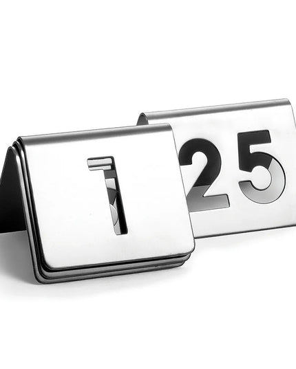 Thẻ Số Bàn Tablecraft TC125 Số 1-25, 6.4 cm x 6.4 cm, Inox