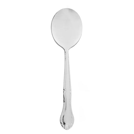 Thìa Súp Bouillon Winco 0004-04 15.2 cm Thép Không Gỉ 18/0, Họa Tiết Elegance