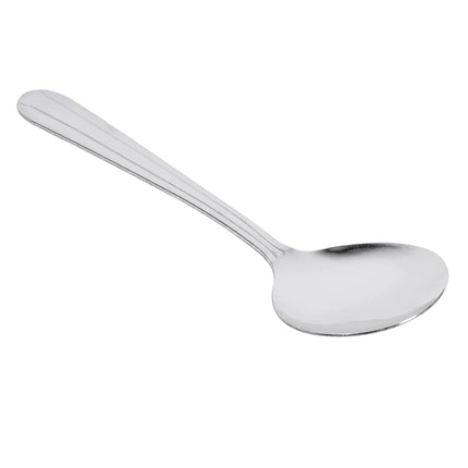 Thìa Súp Winco 0001-04 Thép Không Gỉ 18/0 Hoa Văn Dominion 15.2 cm