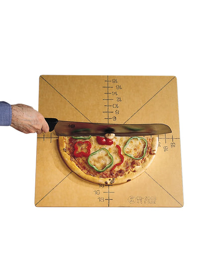 Thớt Cắt Pizza American Metalcraft MPCUT4 Vạch Chia 4 Hoặc 8 Phần, Gỗ Ép