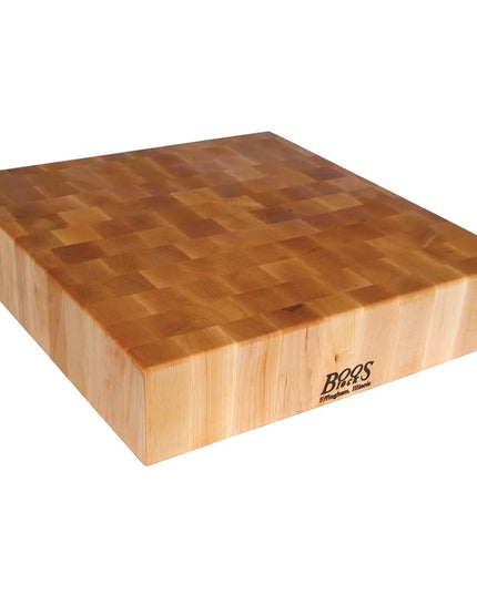 Thớt Chặt John Boos BB01, 61x61x15.2cm, Gỗ Phong Cứng, 2 Mặt