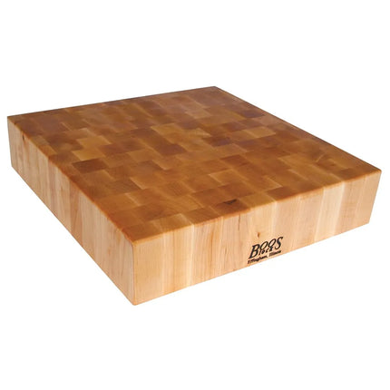 Thớt Chặt John Boos BB01, 61x61x15.2cm, Gỗ Phong Cứng, 2 Mặt