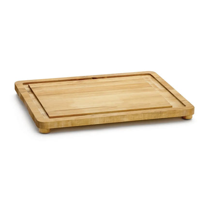 Thớt Gỗ Birch Tablecraft CBW20161L 40.6 x 50.8 cm, Chân Gỗ, Viền Rãnh