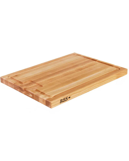 Thớt Gỗ John Boos AUJUS2015 50.8 x 38.1 x 3.8 cm, Rãnh Hứng Nước, Tay Cầm 2 Bên