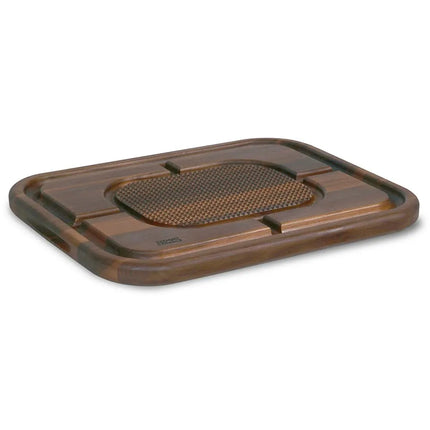 Thớt Gỗ Óc Chó John Boos WAL-MN2418150-SM 45.7 x 61 x 5.7 cm, Rãnh, Tay Cầm & Khay Hứng