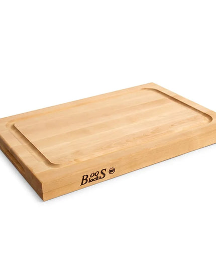 Thớt Gỗ Phong Cứng John Boos BBQBD 30.5 x 45.7 cm, Rãnh Viền, 2 Mặt Dùng