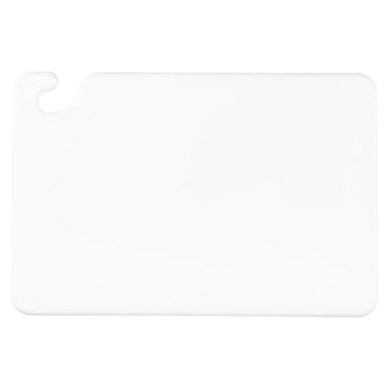 Thớt Nhựa Có Tay Cầm San Jamar CB121812WH Cut-N-Carry 30 x 46 x 1.3 cm, NSF, Trắng