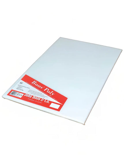 Thớt Nhựa Poly Hai Mặt John Boos P1036 30.5 x 45.7 x 1.9 cm Màu Trắng