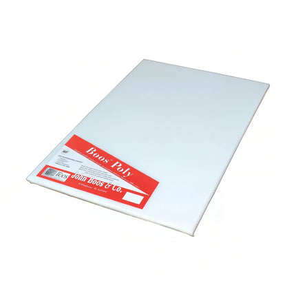 Thớt Nhựa Poly Hai Mặt John Boos P1084 30.5 x 61 x 2.5 cm Màu Trắng