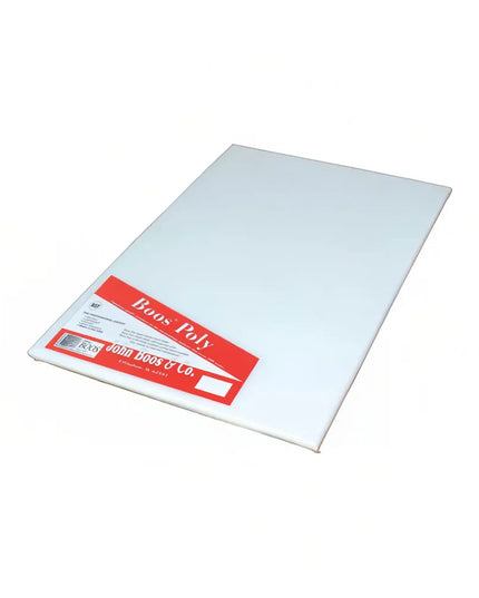 Thớt Nhựa Poly Hai Mặt John Boos P1093 30.5 x 61 x 1.3 cm Màu Trắng