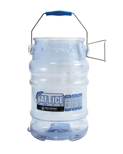 Thùng Đựng Đá Tròn San Jamar SI6000 22.7 l, Xanh Trong