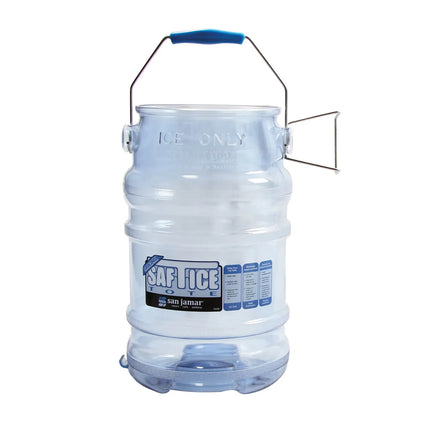 Thùng Đựng Đá Tròn San Jamar SI6000 22.7 l, Xanh Trong