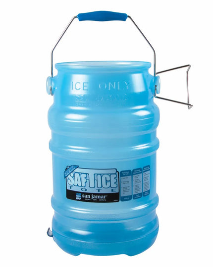 Thùng Đựng Đá Tròn San Jamar SI6000BPAF 22.7 l, Xanh